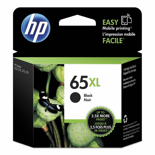 Hp HP 65XL, N9K04AN High-Yield Black Original Ink Cartridge N9K04AN